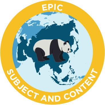 epic subject and content emblem
